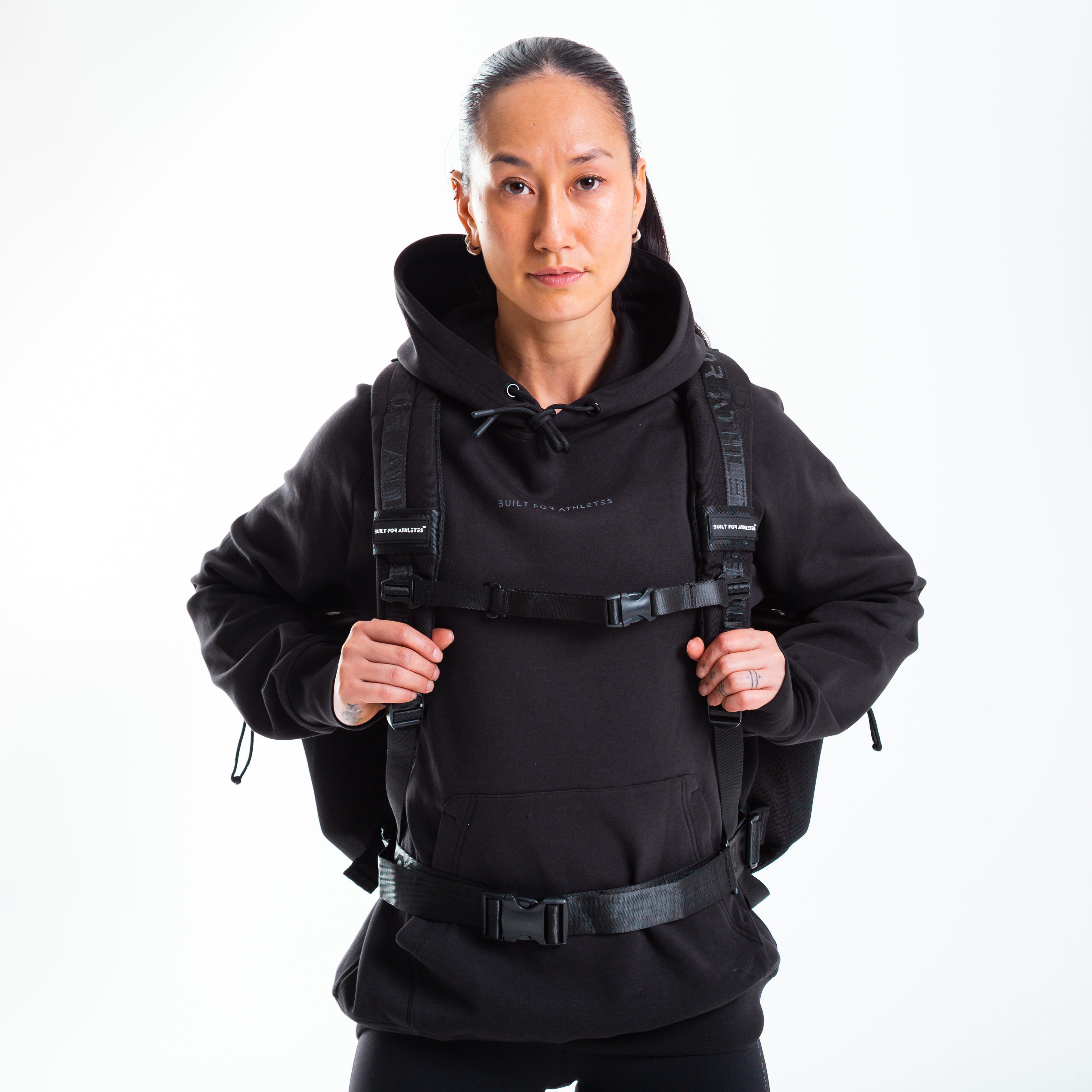 Black Pro Series 45L Gym Backpack – Built for Athletes™