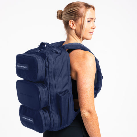 Navy Blue Hybrid Backpack 35L