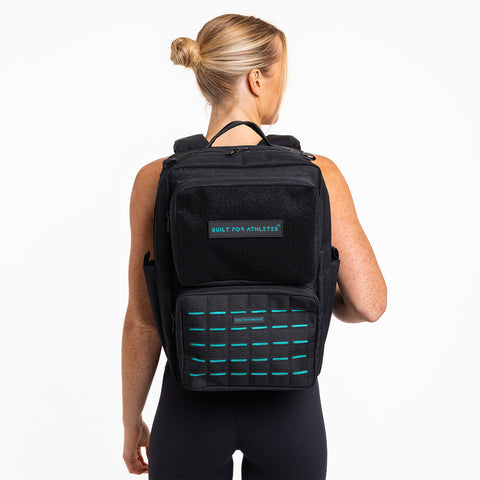 Black & Aqua Training Backpack
