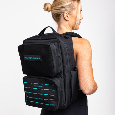 Black & Aqua Training Backpack