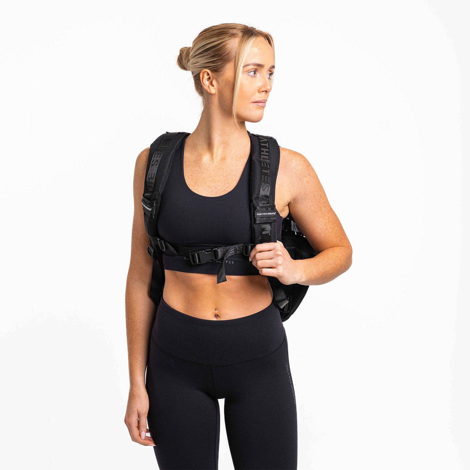 Grand sac à dos de sport noir