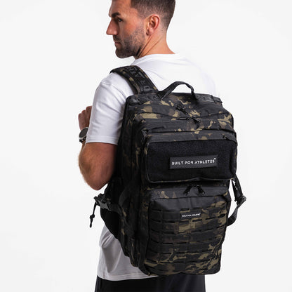 Large Black Camo 45L Gym Backpack