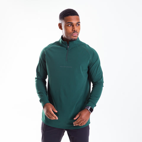 Men's Forest Green 1/4 Zip Pullover