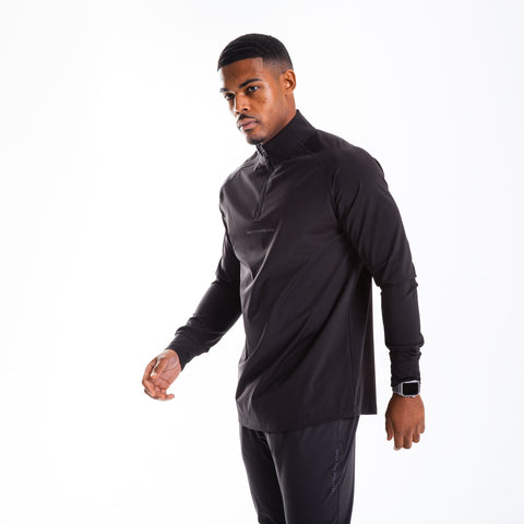 Men's Black 1/4 Zip Pullover