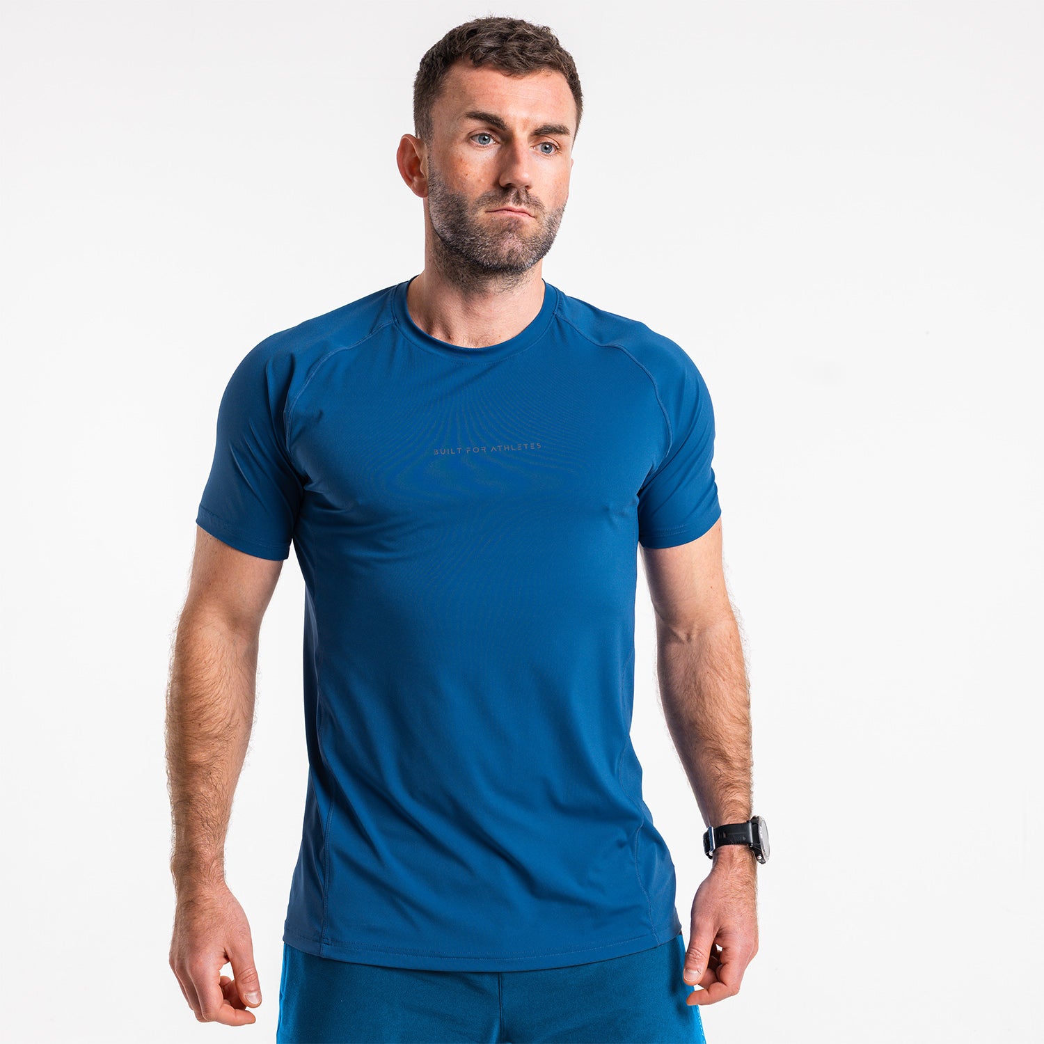 Men's Cobalt Blue Hybrid Training T-Shirt