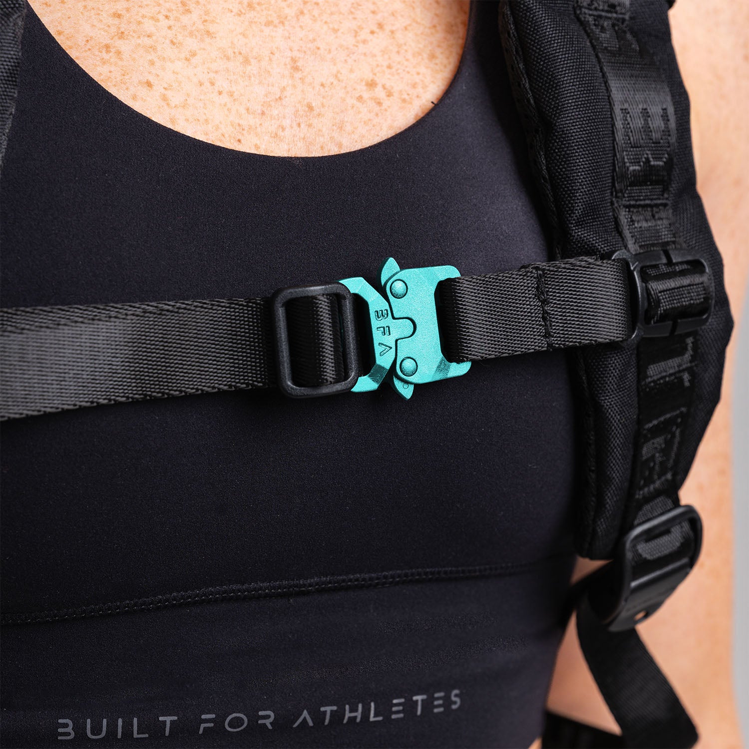 Black & Aqua Training Backpack