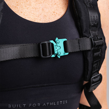 Black & Aqua Training Backpack