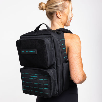 Black & Aqua Training Backpack