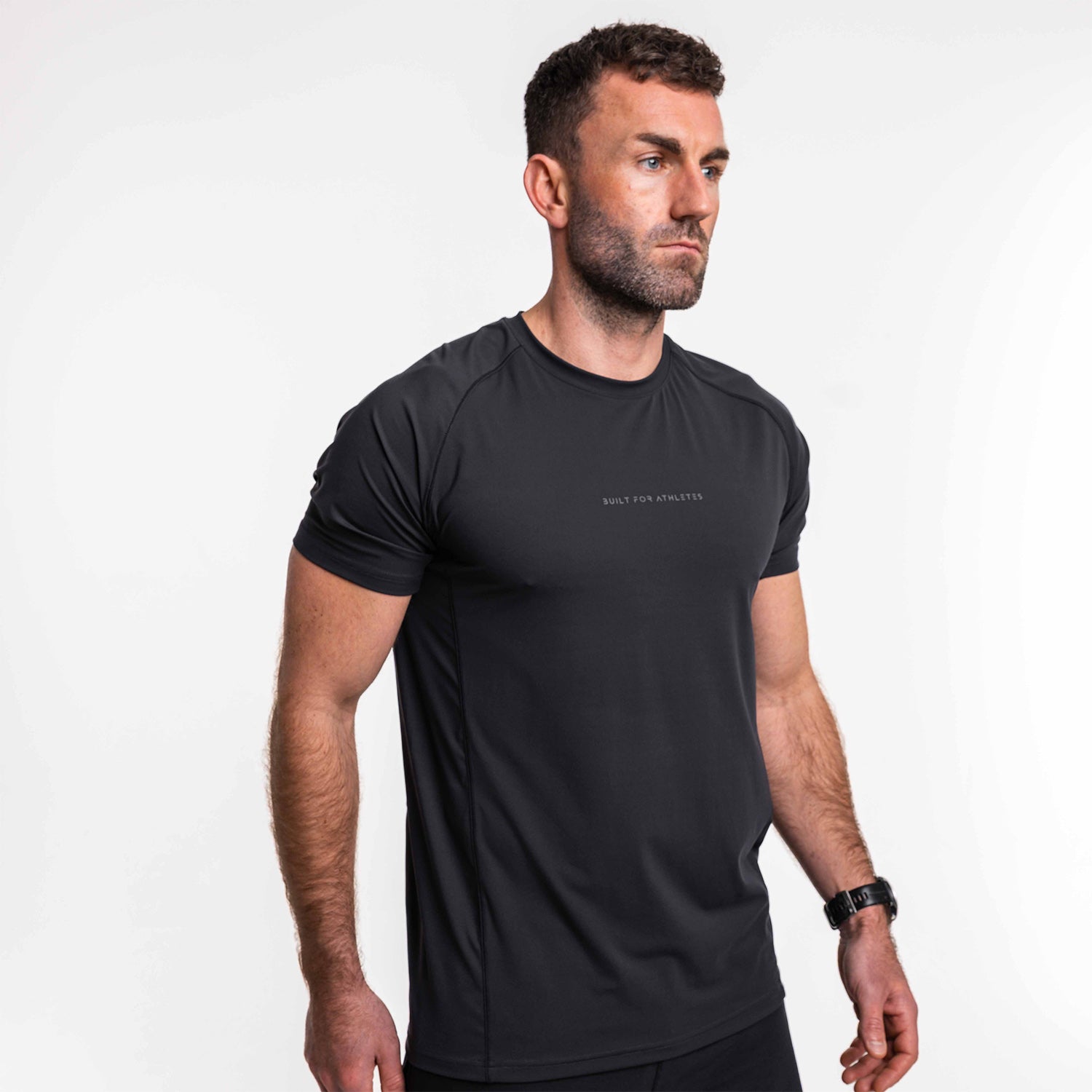 Men's Black Hybrid Training T-Shirt