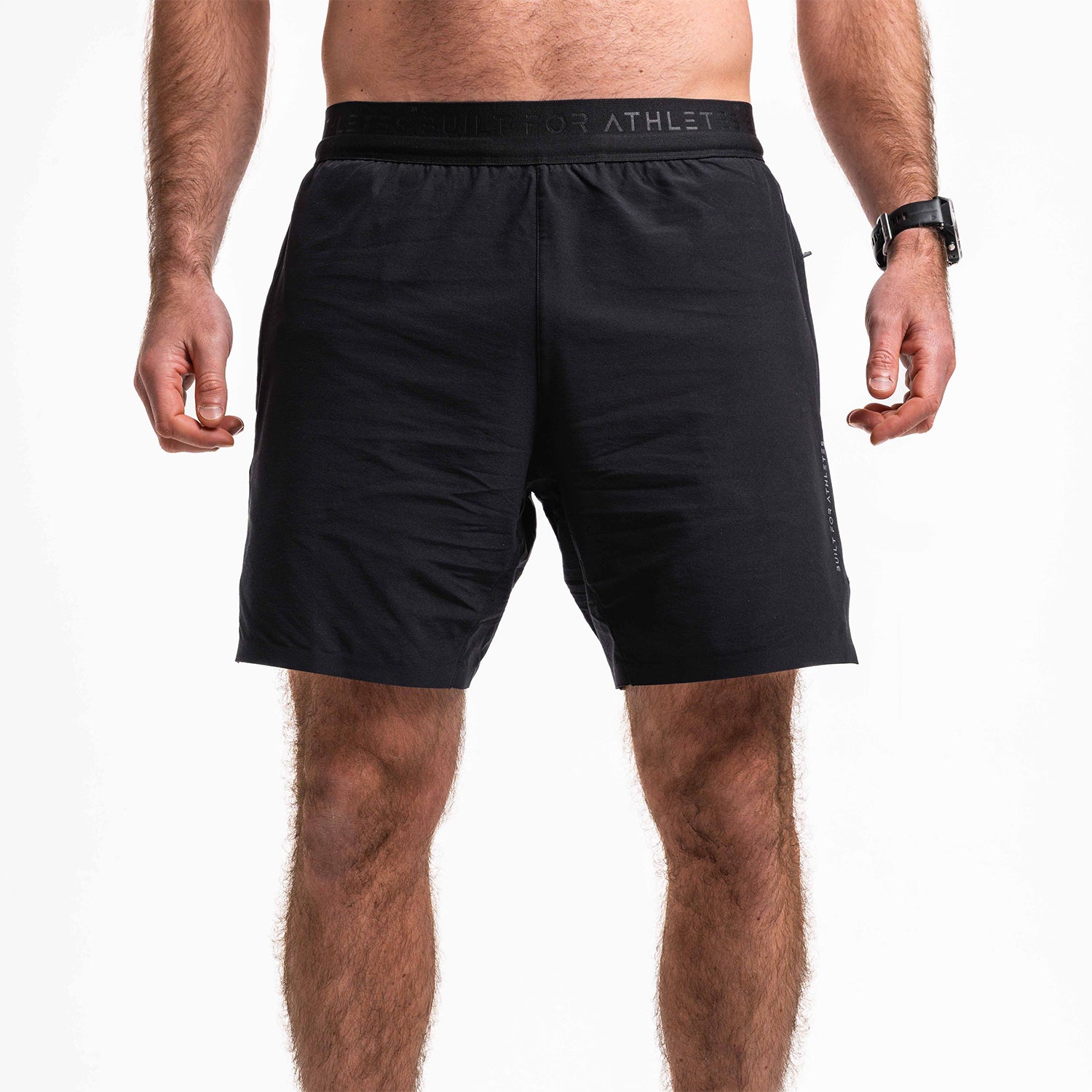 Men's Black 2-in-1 Hybrid Training Shorts