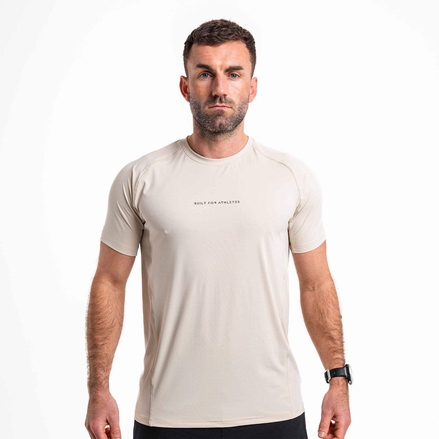 Men's Ecru Hybrid Training T-Shirt