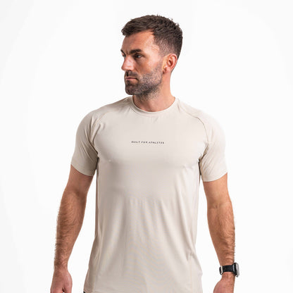 Men's Ecru Hybrid Training T-Shirt