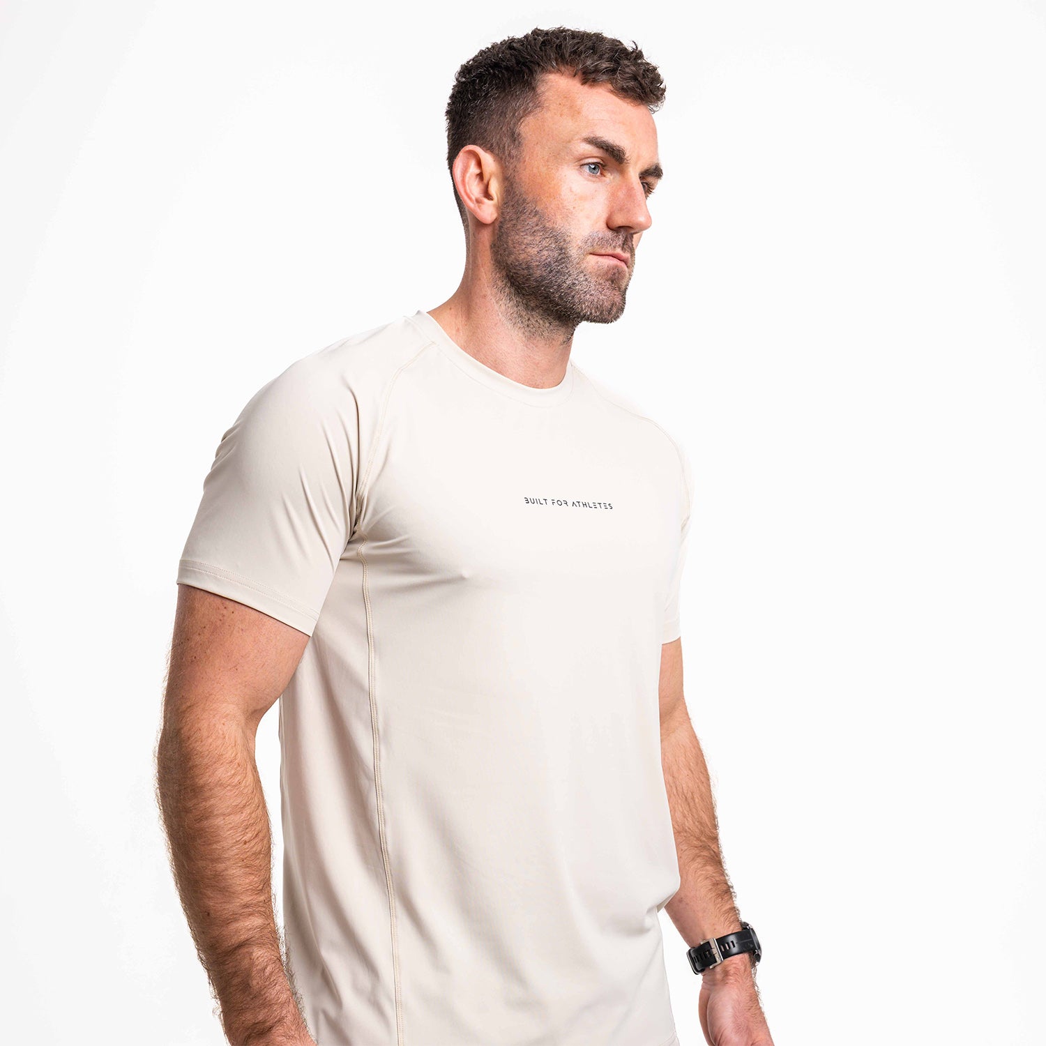 Men's Ecru Hybrid Training T-Shirt