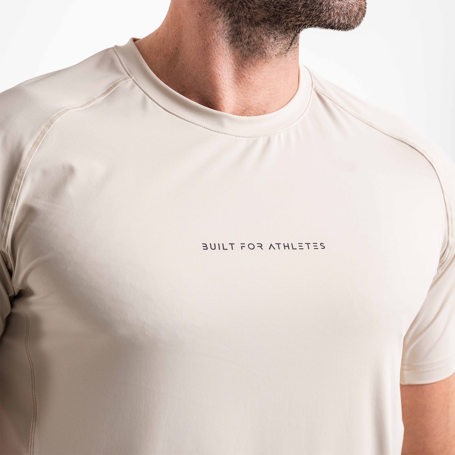 Men's Ecru Hybrid Training T-Shirt