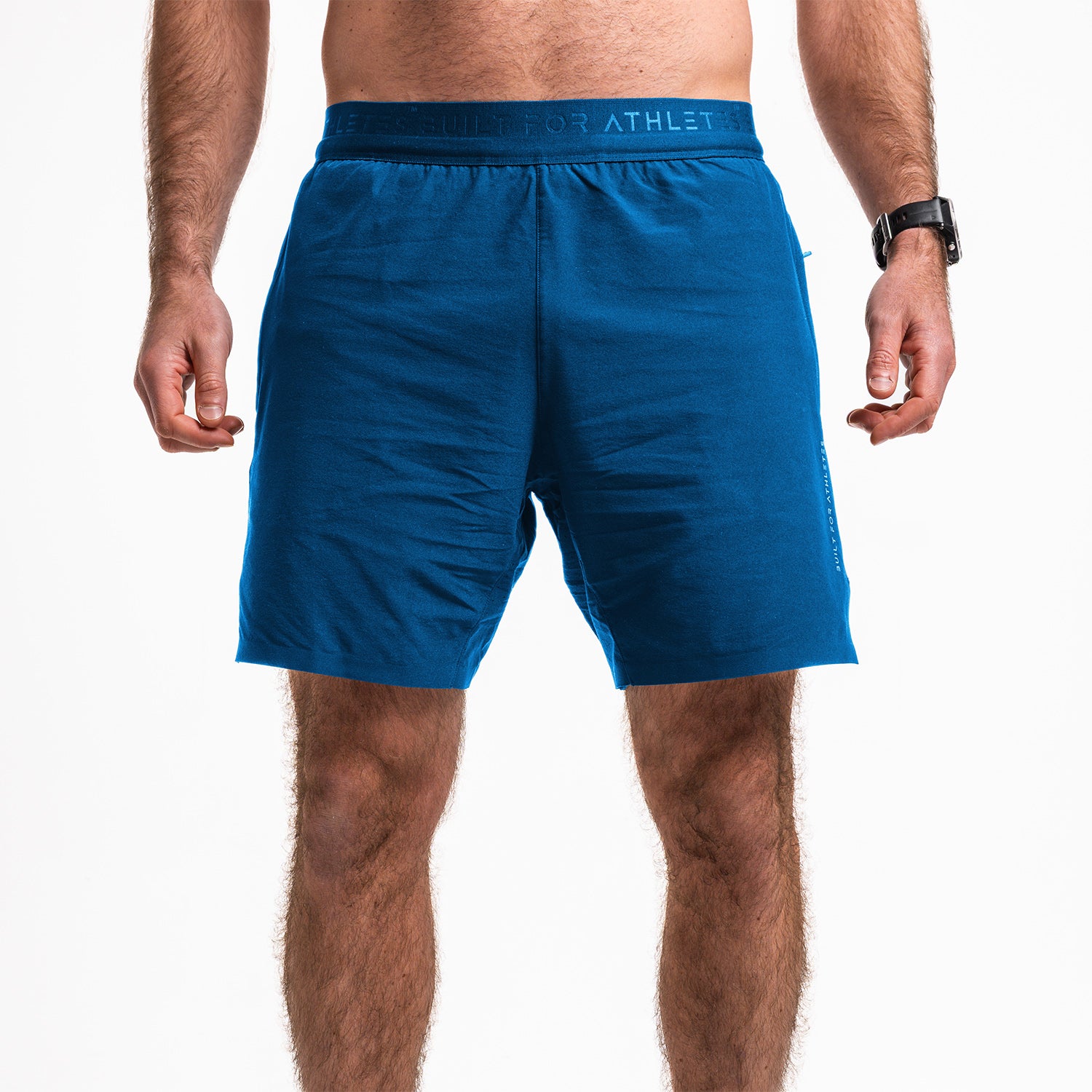 Men's Cobalt Blue 2-in-1 Hybrid Training Shorts