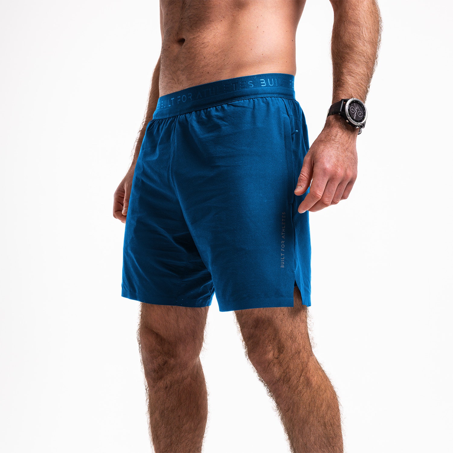 Men's Cobalt Blue 2-in-1 Hybrid Training Shorts