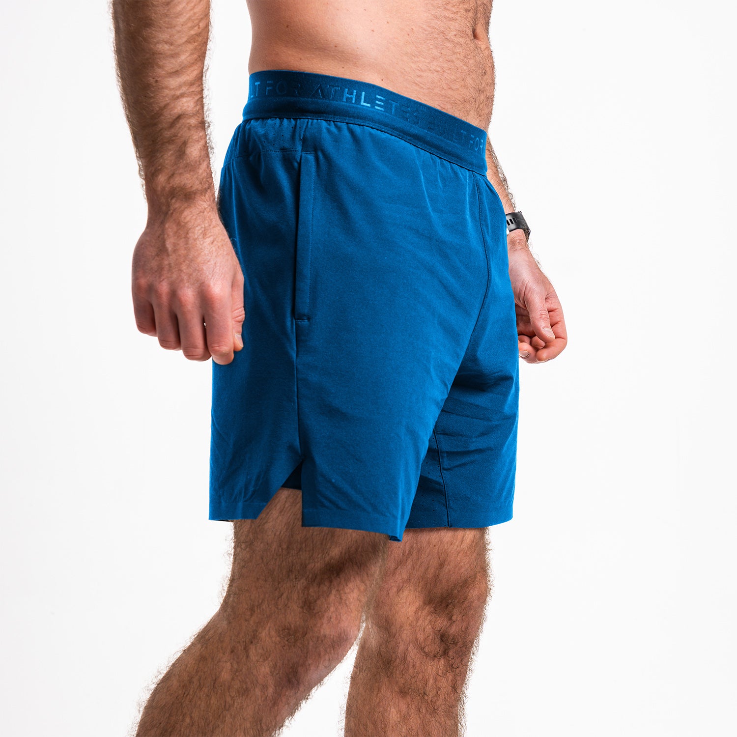 Men's Cobalt Blue 2-in-1 Hybrid Training Shorts