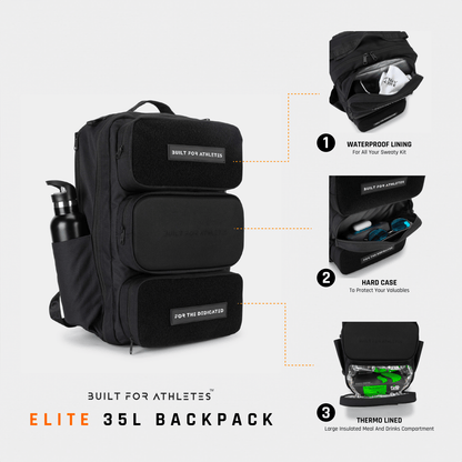 Black 35L Elite Backpack