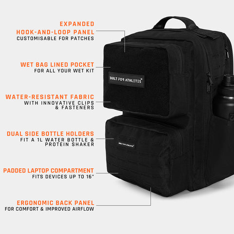 Black Training Backpack