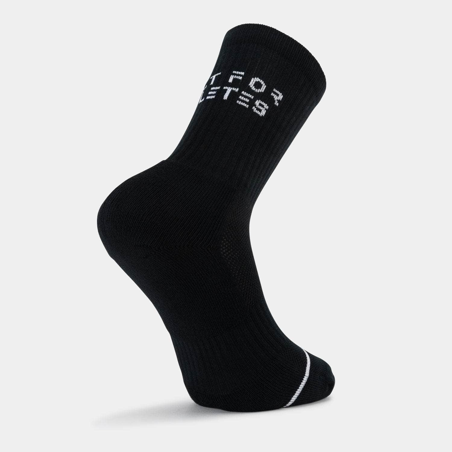 Built For Athletes Socks Black Crew Training Sock