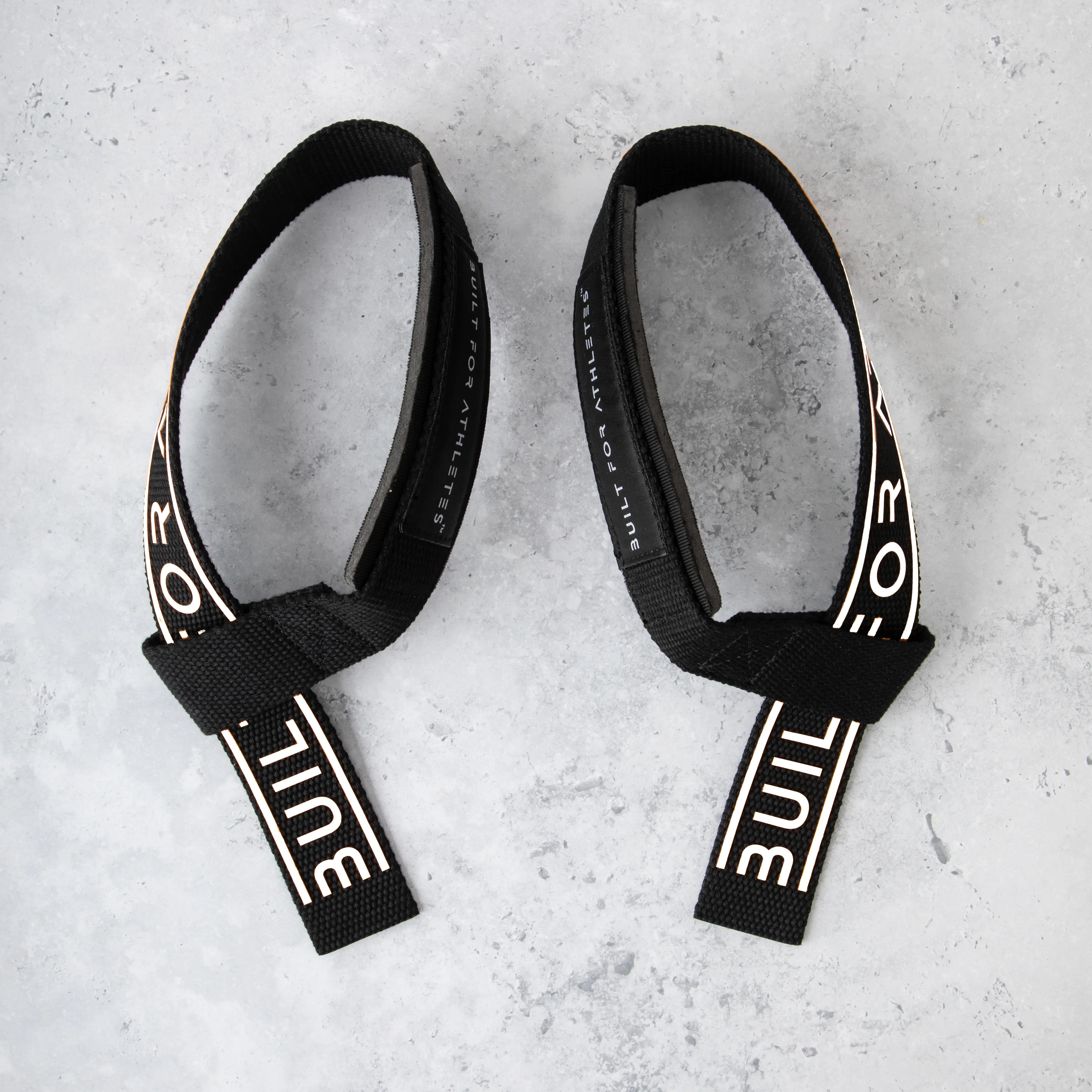 Built for Athletes™ Accessories Black Lifting Straps