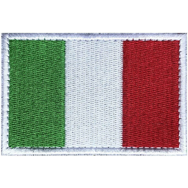Built for Athletes Patches Italy Country Flag Patches