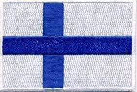 Built for Athletes Patches Finland Country Flag Patches