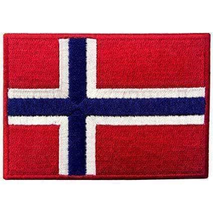 Built for Athletes Patches Norway Country Flag Patches