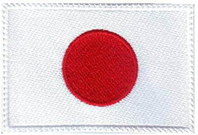Built for Athletes Patches Japan Country Flag Patches