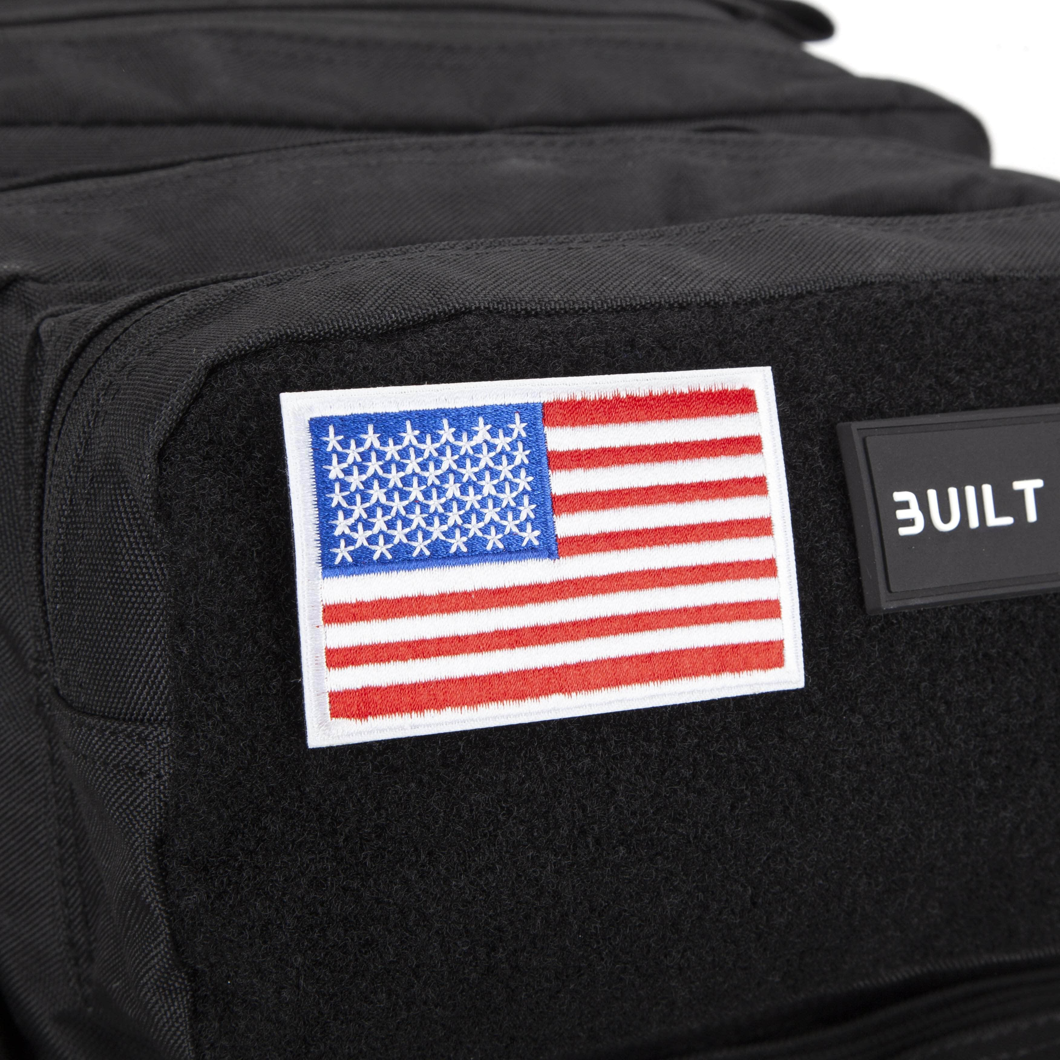 Built for Athletes Patches USA Colour Country Flag Patches