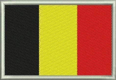 Built for Athletes Patches Belgium Country Flag Patches