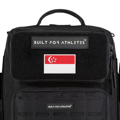 Built for Athletes Patches Singapore Country Flag Patches