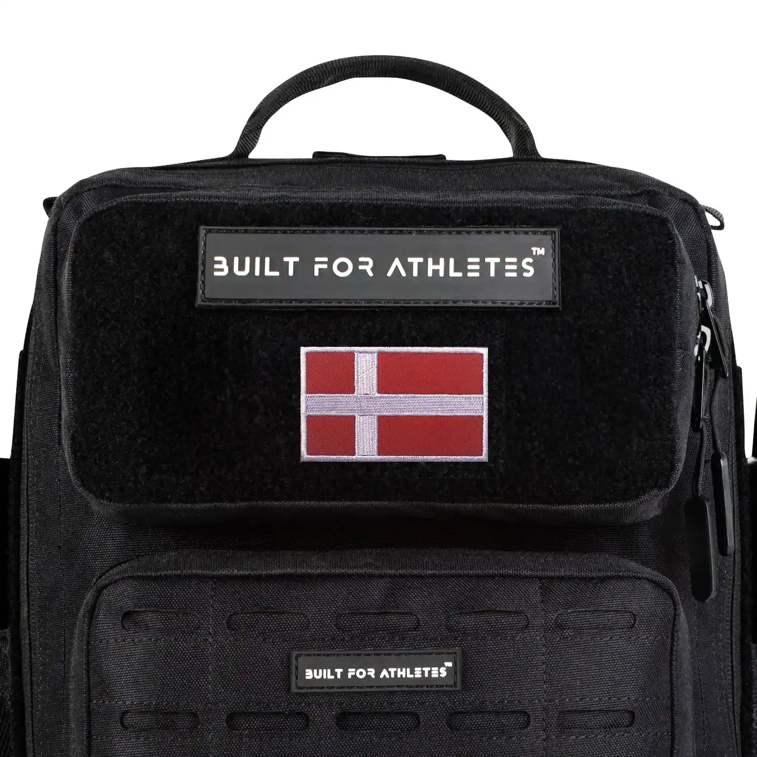 Built for Athletes Patches Denmark Country Flag Patches