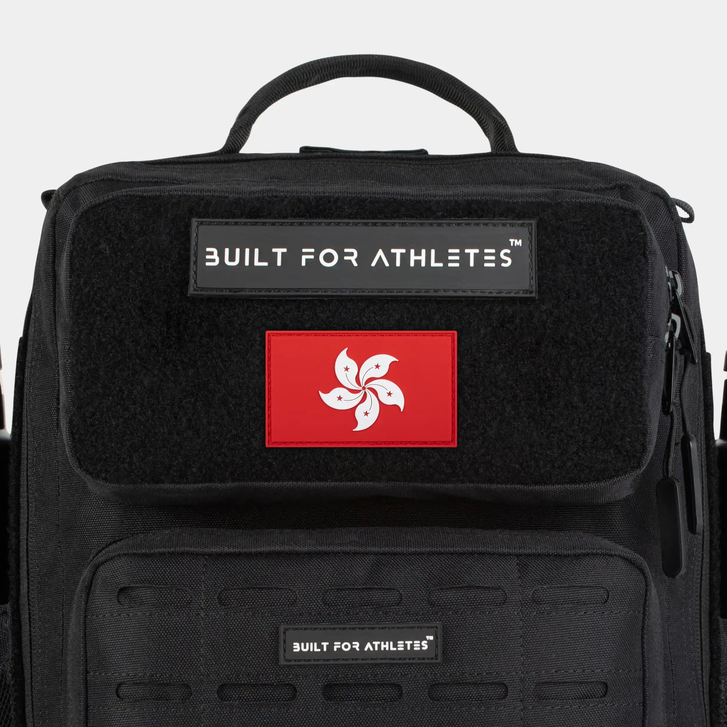 Built for Athletes Patches Hong Kong Country Flag Patches