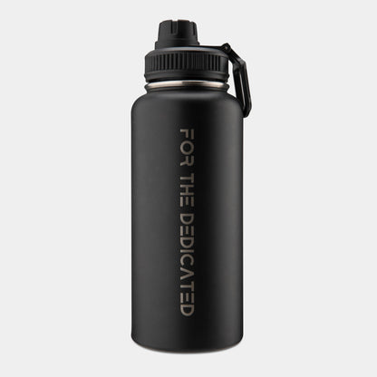 Built for Athletes Bottles Black Flow 1L Sports Bottle