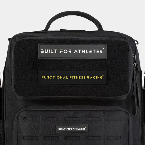 Built for Athletes Patches Black Functional Fitness Racing Patches