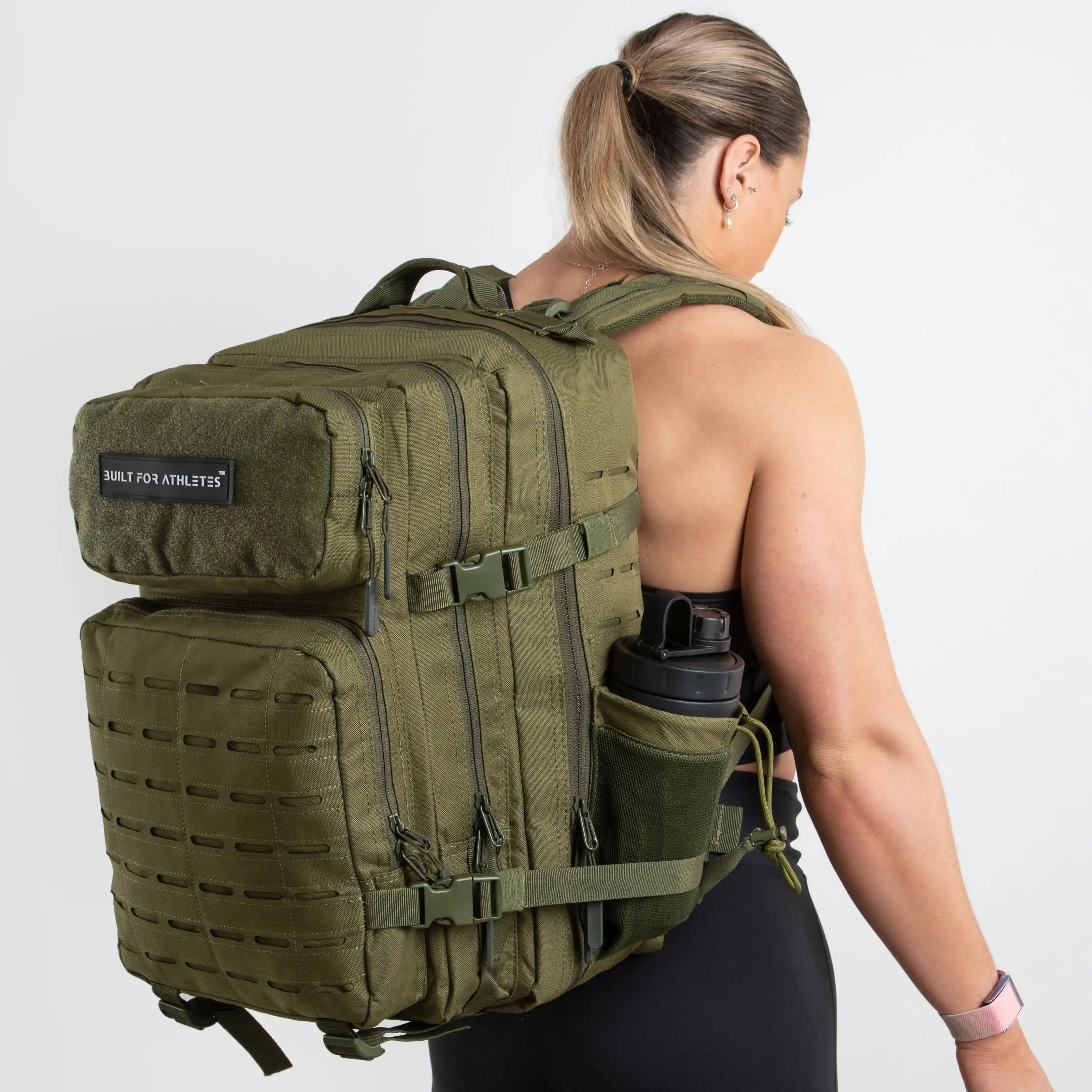 Large Army Green Fitness Training Gym Backpack Built for Athletes Built for Athletes