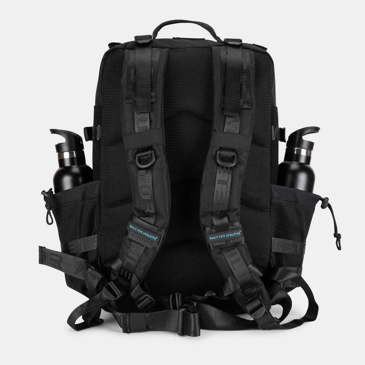 Gym Rucksack Large Black & Aqua 45L Gym Backpack â Built for Athletesâ˘