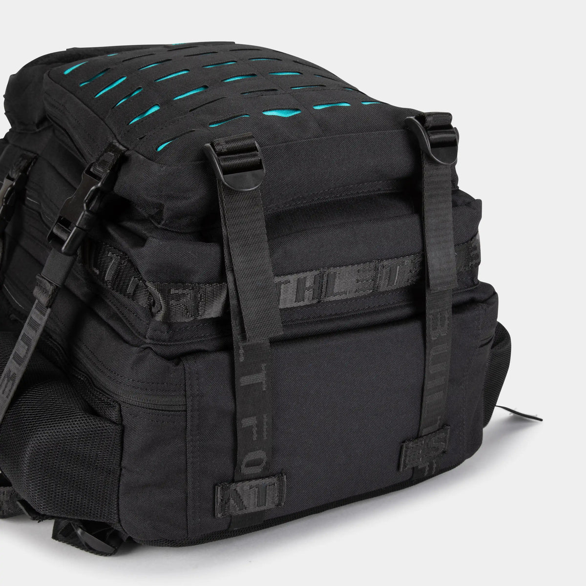 Gym Rucksack Large Black & Aqua 45L Gym Backpack â Built for Athletesâ˘