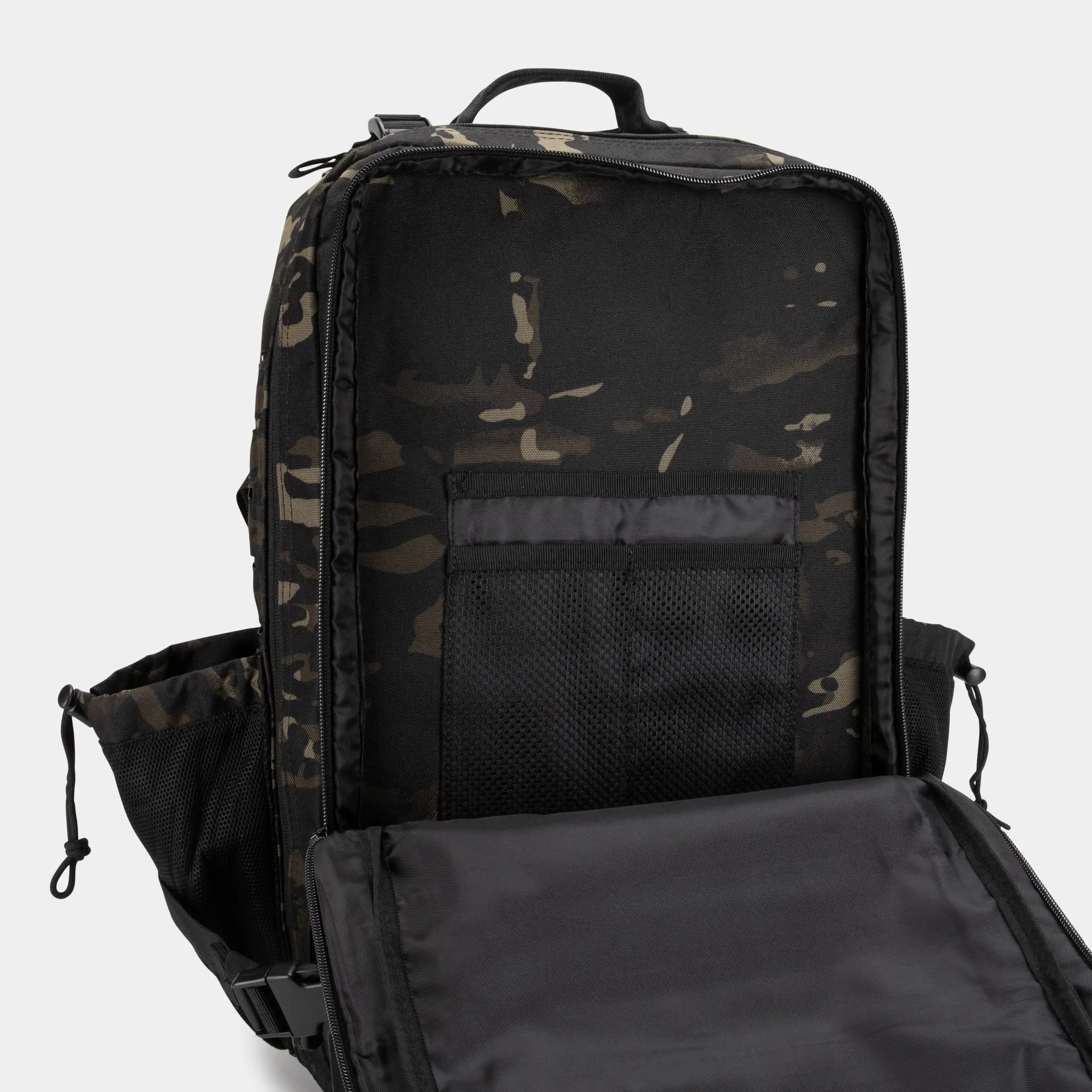 Built for Athletes Backpacks Large Black Camo Gym Backpack