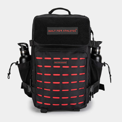 Built for Athletes Backpacks Large Black & Red Gym Backpack