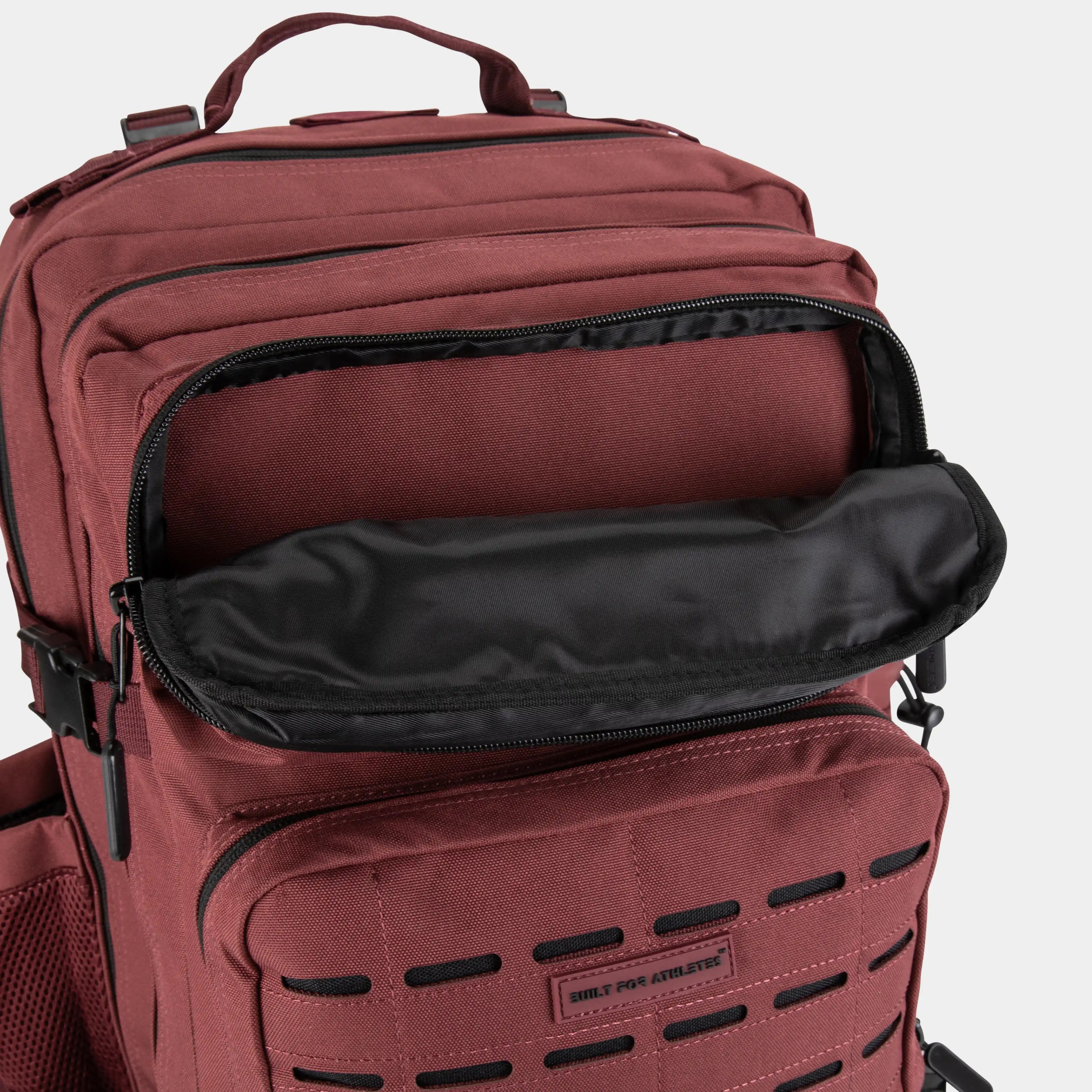 Built for Athletes Backpacks Large Burgundy Gym Backpack