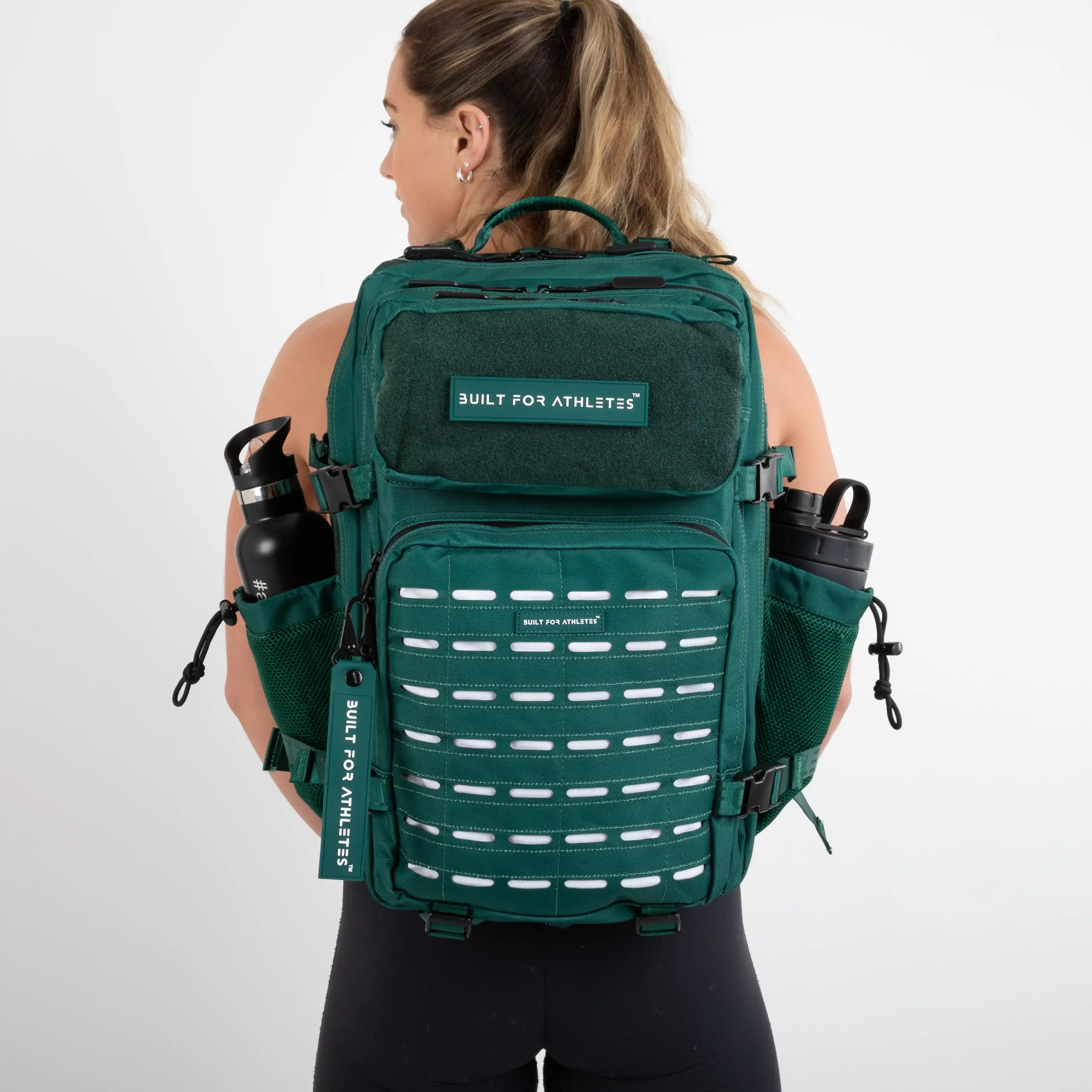 Built for Athletes Backpacks Large Forest Green Gym Backpack