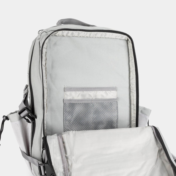 Built for Athletes Backpacks Large Grey & Lime Gym Backpack