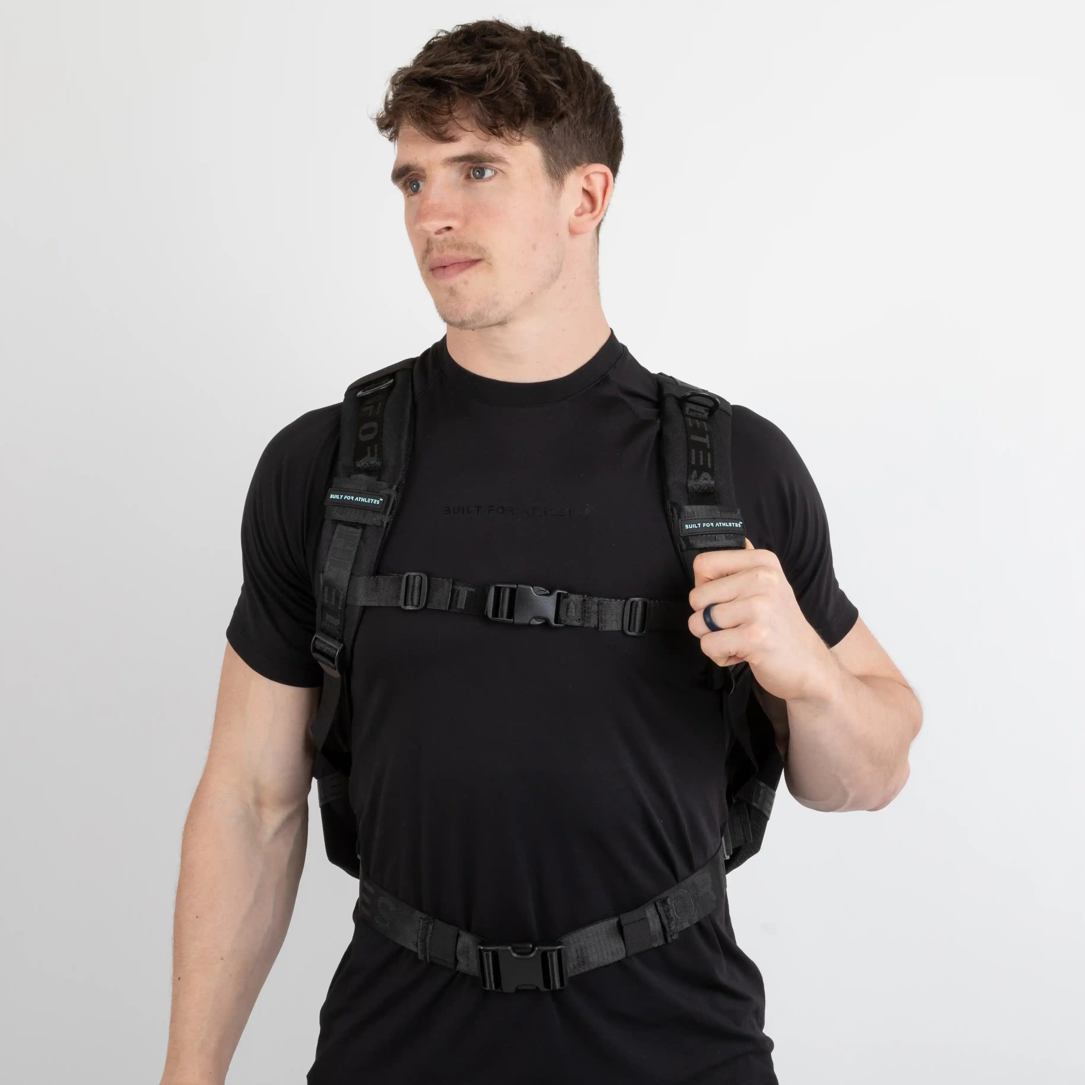 Large Monochrome Gym Backpack – Built for Athletes™