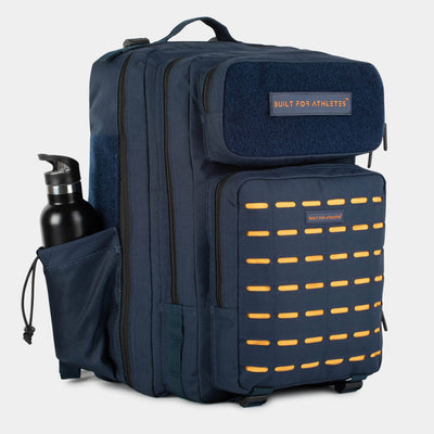 Built for Athletes Backpacks Large Navy & Orange Backpack