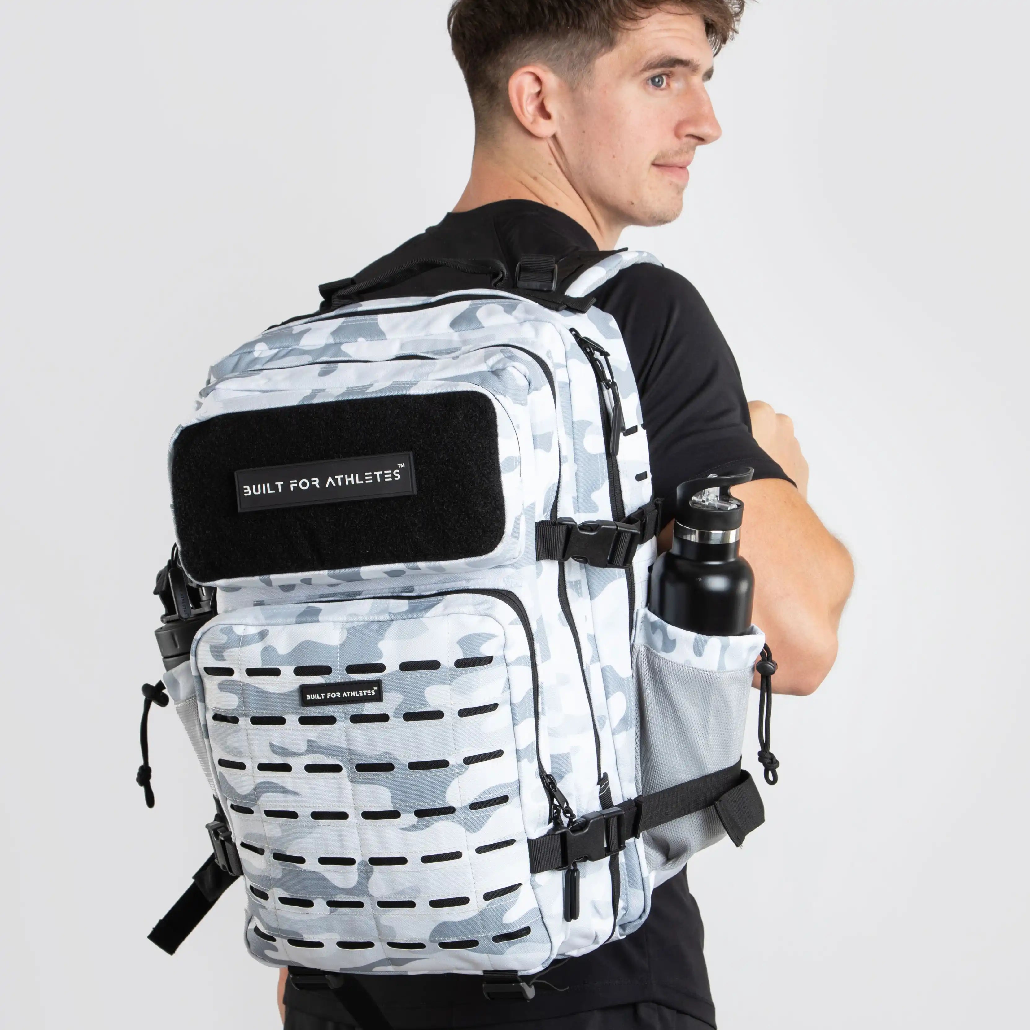 Built for Athletes™ Backpacks Large White Camo Backpack