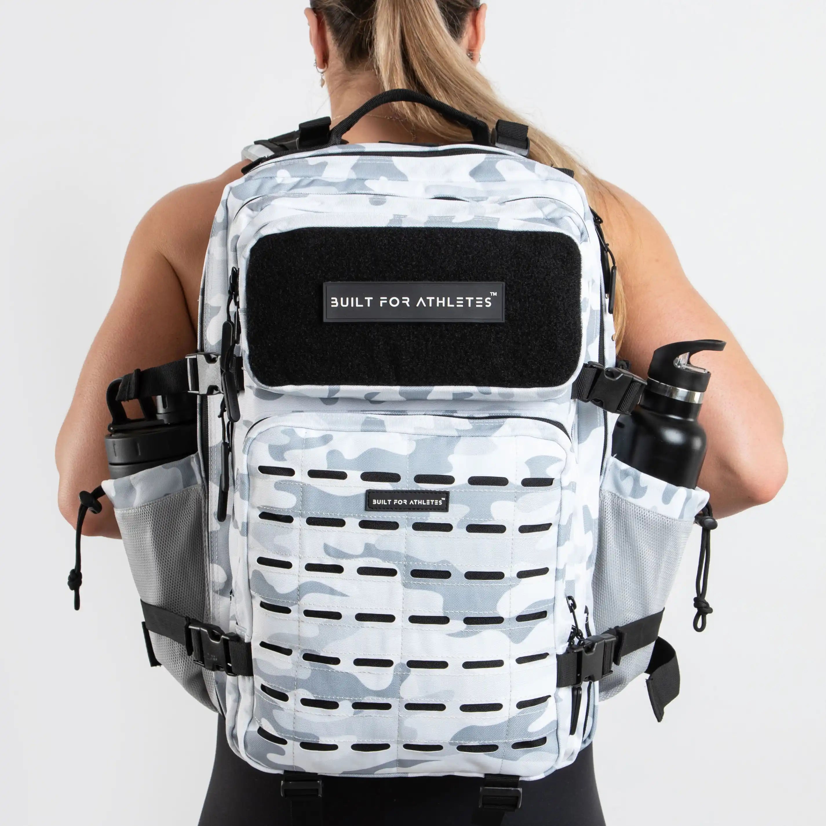 Built for Athletes™ Backpacks Large White Camo Backpack