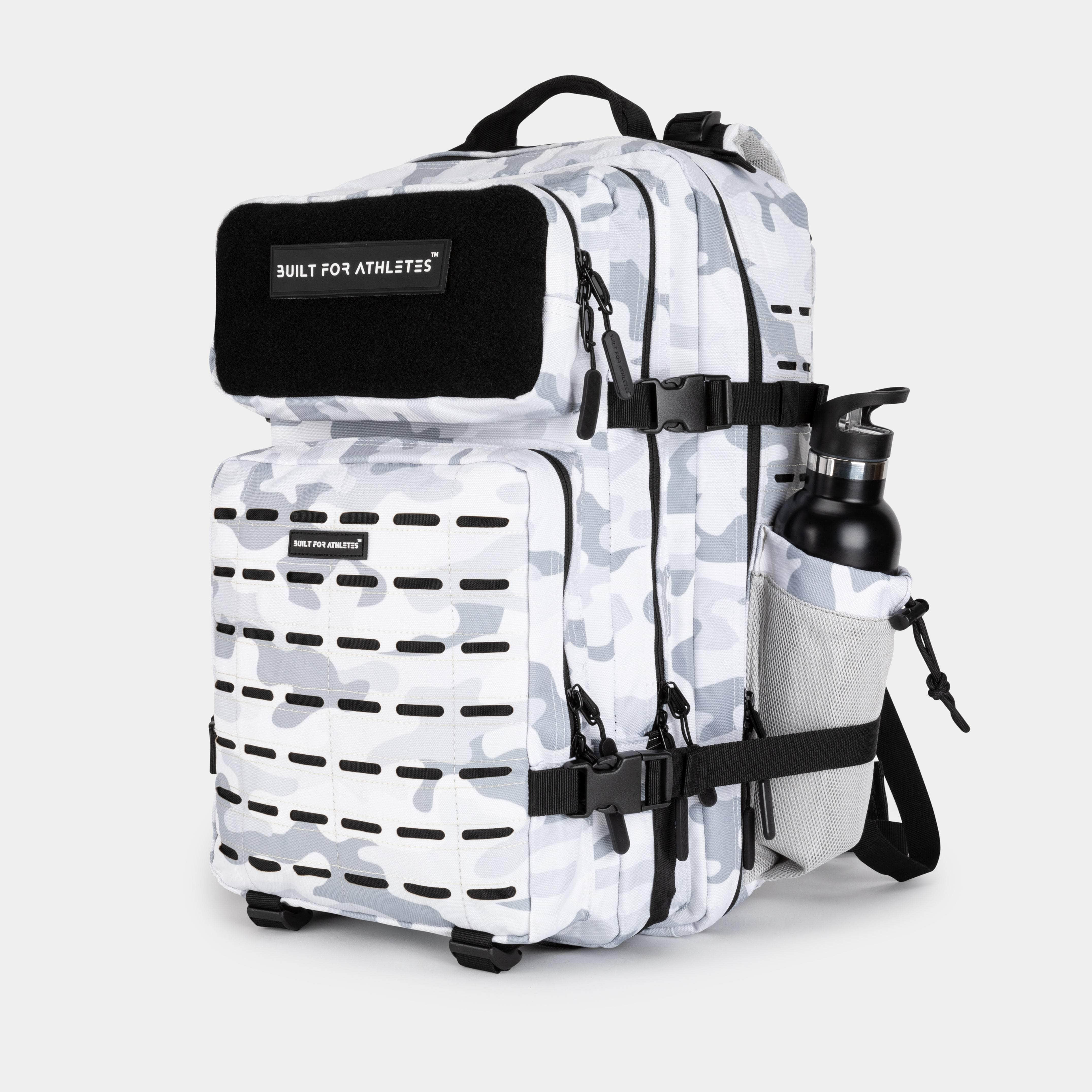 Built for Athletes™ Backpacks Large White Camo Gym Backpack