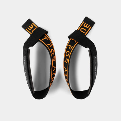 Built for Athletes™ Lifting Straps Black & Orange